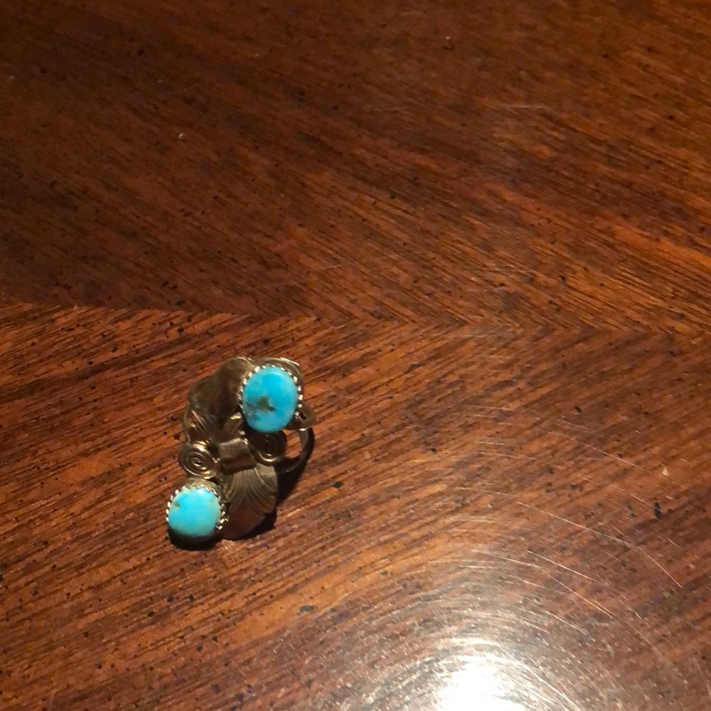 Turquoise ring size 6 never worn